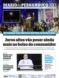 Capa do jornal Diario de Pernambuco 24/03/2025