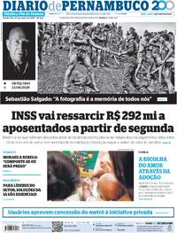 Capa do jornal Diario de Pernambuco 24/05/2025
