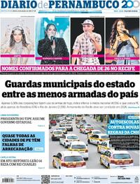 Capa do jornal Diario de Pernambuco 24/10/2025