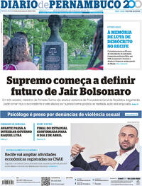 Capa do jornal Diario de Pernambuco 25/03/2025