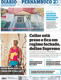 Capa do jornal Diario de Pernambuco 26/04/2025