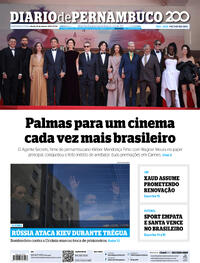 Capa do jornal Diario de Pernambuco 26/05/2025
