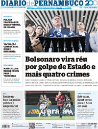 Capa do jornal Diario de Pernambuco 27/03/2025