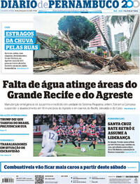 Capa do jornal Diario de Pernambuco 29/01/2025