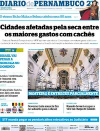 Capa Jornal Diario de Pernambuco