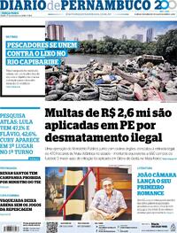 Capa Jornal Diario de Pernambuco