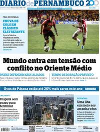 Capa do jornal Diario de Pernambuco 02/03/2026