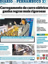 Capa Diario de Pernambuco 02/07/2026