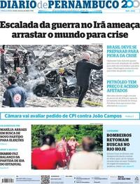 Capa do jornal Diario de Pernambuco 03/03/2026