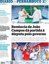 Capa do jornal Diario de Pernambuco 03/04/2026