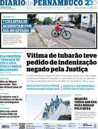 Capa Diario de Pernambuco 03/06/2026