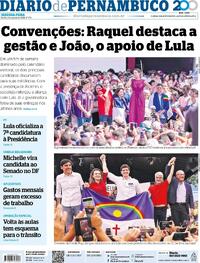 Capa Jornal Diario de Pernambuco