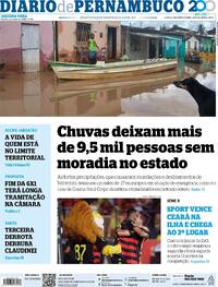Capa do jornal Diario de Pernambuco 04/05/2026