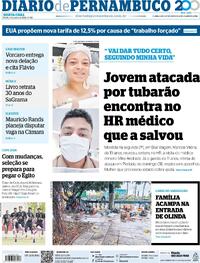 Capa Jornal Diario de Pernambuco