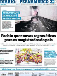 Capa Diario de Pernambuco 04/08/2026