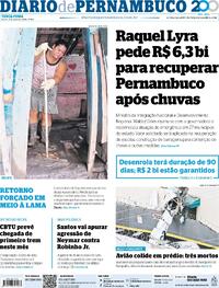 Capa do jornal Diario de Pernambuco 05/05/2026