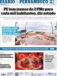 Capa Jornal Diario de Pernambuco