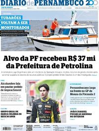 Capa Diario de Pernambuco 05/09/2026