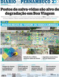 Capa Diario de Pernambuco 06/06/2026