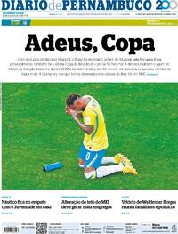 Capa Diario de Pernambuco 06/07/2026