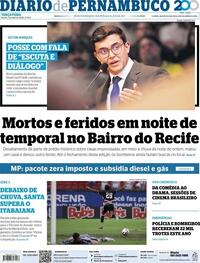 Capa do jornal Diario de Pernambuco 07/04/2026
