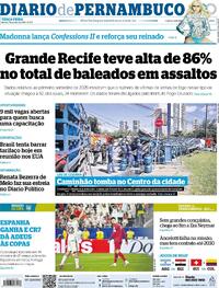 Capa Diario de Pernambuco 07/07/2026