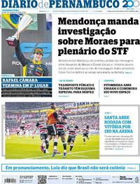 Capa Jornal Diario de Pernambuco