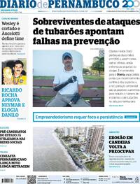 Capa Diario de Pernambuco 08/06/2026
