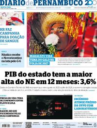 Capa Jornal Diario de Pernambuco