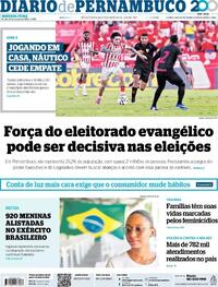 Capa Diario de Pernambuco 10/08/2026
