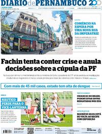 Capa Diario de Pernambuco 10/09/2026