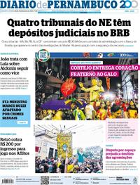 Capa do jornal Diario de Pernambuco 11/02/2026