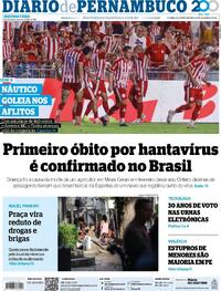 Capa Diario de Pernambuco 11/05/2026