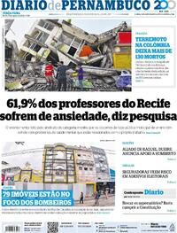 Capa Diario de Pernambuco 11/08/2026