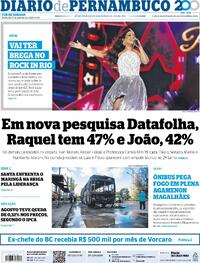 Capa Jornal Diario de Pernambuco