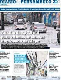 Capa Diario de Pernambuco 13/05/2026