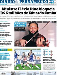 Capa Diario de Pernambuco 13/07/2026