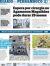 Capa Diario de Pernambuco 13/08/2026