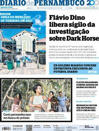 Capa Diario de Pernambuco 14/09/2026
