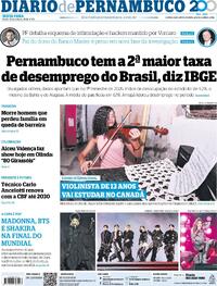 Capa Diario de Pernambuco 15/05/2026