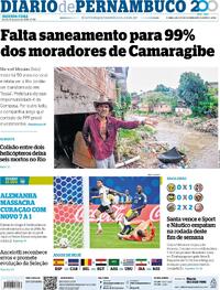 Capa Jornal Diario de Pernambuco