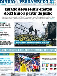 Capa Jornal Diario de Pernambuco