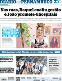 Capa Diario de Pernambuco 17/08/2026