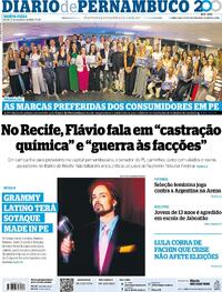 Capa Jornal Diario de Pernambuco