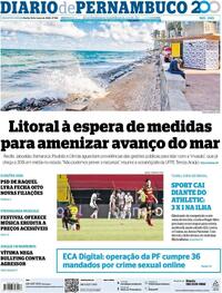 Capa do jornal Diario de Pernambuco 18/03/2026