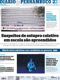 Capa Jornal Diario de Pernambuco