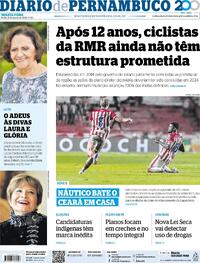 Capa Diario de Pernambuco 19/08/2026