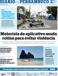 Capa do jornal Diario de Pernambuco 20/04/2026