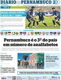 Capa Jornal Diario de Pernambuco