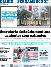 Capa do jornal Diario de Pernambuco 21/04/2026
